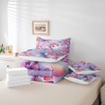 thumbnail image 4 of Erosebridal Sealife Turtle Bedding Sets Twin Size,Marine Animal Comforter Sets with Sheets,Uderwater World Decor,Breathable,7pcs, 4 of 6