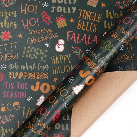 6 pcs Christmas Wrapping Paper Rolls, 50*70cm, Gift Wrap Bundle for Xmas, Holiday, Party, Celebration