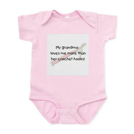 

CafePress - Grandma Loves Me More Than Hooks Infant Bodysuit - Baby Light Bodysuit Size Newborn - 24 Months