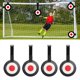 thumbnail image 5 of Juego De Discos De Objetivo De Fútbol, ​​​​juego De Objetivos De Práctica Multifuncionales Con ángulo Y Altura Ajustables, 5 of 7