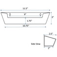 thumbnail image 2 of H. Bowes Sink Front Tip-Out Tray (11-3/4"" Tray Only, White), 2 of 2