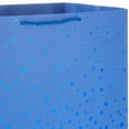 thumbnail image 5 of Hallmark Jumbo Gift Bag (Blue with Cascading Blue Foil Dots), 5 of 6