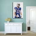 Sports Poster Josh Allen Canvas Poster Unframe 20x16inch(50x40cm
