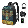 thumbnail image 1 of Mochila de viaje para portátil Widespread Panic, resistente al agua, con puerto de carga USB, ideal para la universidad y la escuela, para hombre y mujer., 1 of 5