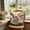 D, variant on Cute Rabbit Print Throw Pillow Cover 18x18in, Soft Plush Fuzzy Decorative Pillow Case for Sofa Couch Living Room Decor