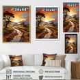 thumbnail image 4 of Designart "Baobab Tree horizon I" Floral Floater Framed Canvas Print, 4 of 7