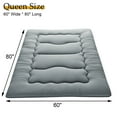 thumbnail image 4 of Floor Mattress Futon Mattress, Thicken Foldable Tatami Mat Roll Up Sleeping Mattress, 4 of 8