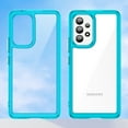 thumbnail image 6 of Dteck Case for Samsung Galaxy A53 5G 6.5 inch,Drop Protection Shockproof Bumper Hybrid TPU + Acrylic Transparent Back Slim Fit Protective Phone Cover,Skyblue, 6 of 8