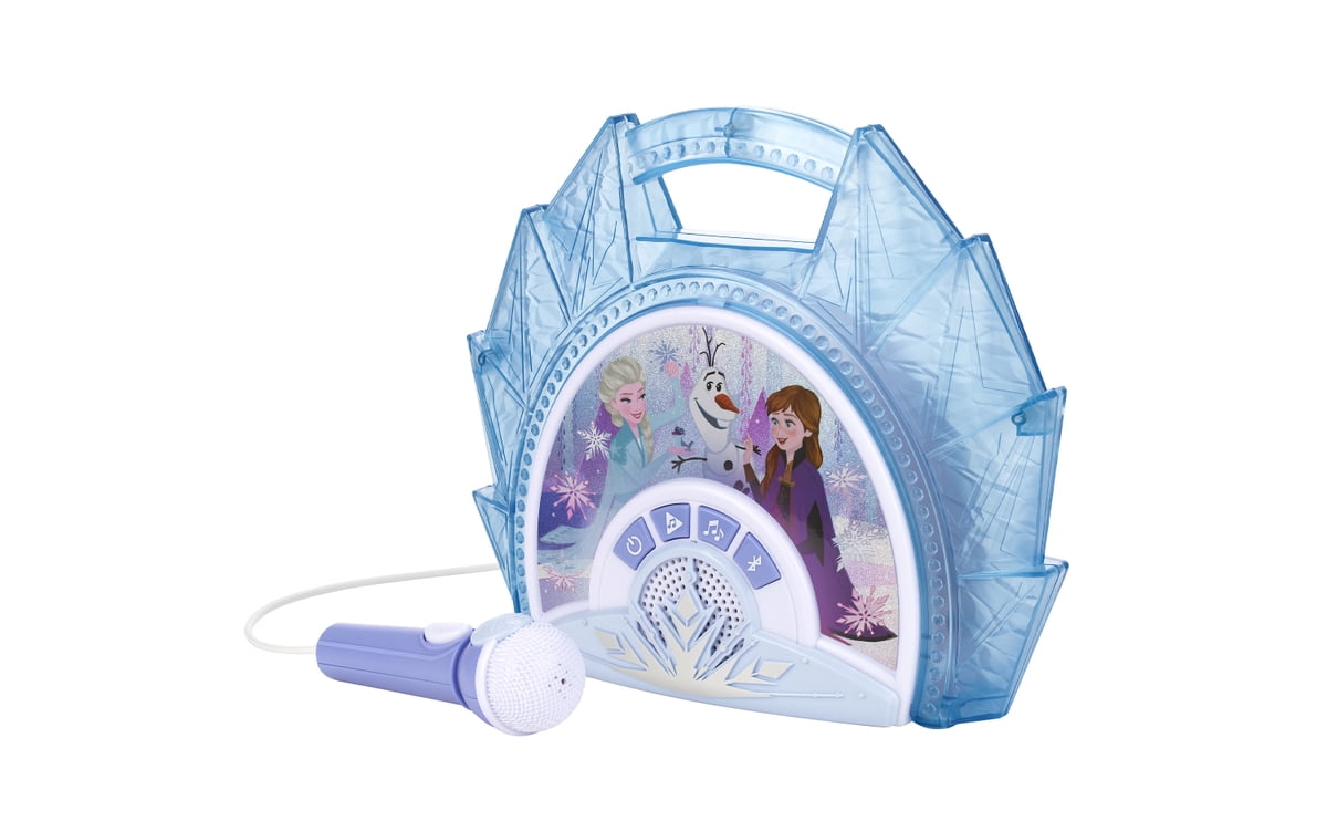 Disney Frozen Bluetooth Sing Along Boombox - Lights, Music & Karaoke Microphone, Children Ages 3+