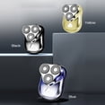 thumbnail image 3 of Triple Head Razor Electric Men's Mini Razor Full Body Wash Portable Rechargeable Beard Razor, 3 of 8