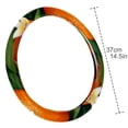 thumbnail image 4 of Tangerine 14.5 Inch Printing PVC Leather Auto Accessories Steering Wheel Cover Car Wheel Covers Steering Wheel Cover, 4 of 6