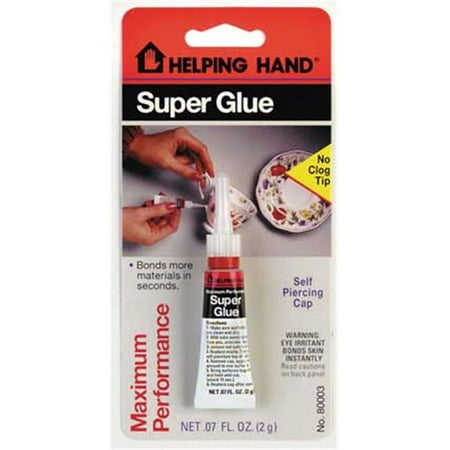 Helping Hands Maximum Performance Super Glue  80003 - Pack of (Best Way To Get Super Glue Off Hands)