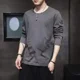 thumbnail image 3 of Ropa para hombre, camiseta negra estampada, camiseta de gran tamaño para hombre, nuevas tendencias de moda rock 2024, Harajuku XL Y2k, manga larga, 3 of 5