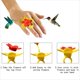 thumbnail image 4 of 1 Comedero de Mano para Pájaros con Comedero de Muñeca para Pájaros y Flores para Exteriores, Herramientas de Alimentación para Pájaros, 4 of 5