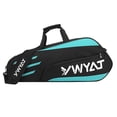 thumbnail image 1 of Badminton Bag Outdoor Sports Training Fitness Racket Bags Large Capacity Waterproof Badminton Racquet Backpack,black Blue, 1 of 5