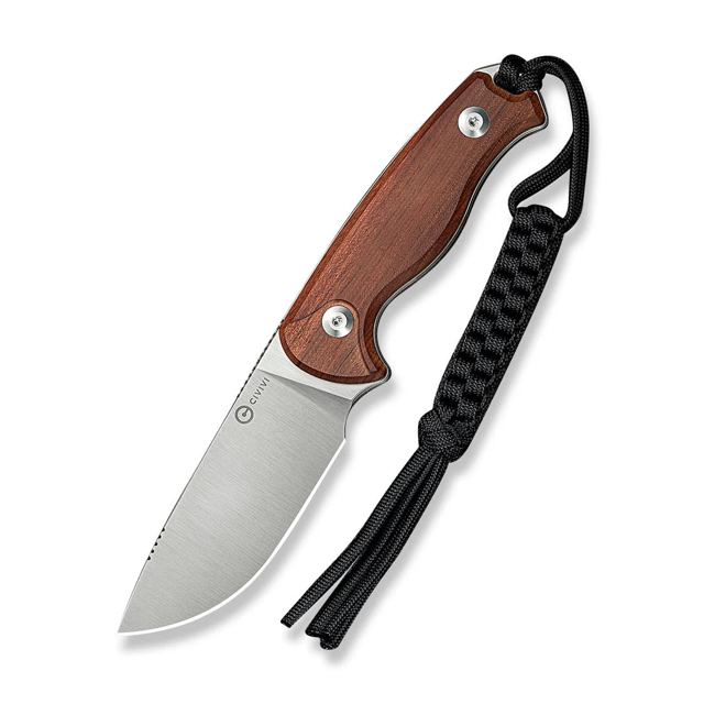 Civivi Knives Timberbark Fixed Blade C23094-4 Guibourtia Wood 14C28N Steel Knife Cuchillo