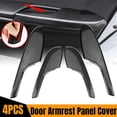 thumbnail image 2 of 4x Carbon Fiber Interior Door Armrest Panel Trim Cover For 2016-2020, 2 of 5