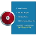 thumbnail image 4 of Amber Fight Gear Prestige Discus 80% Galvanized Steel Rim Throw Discus with ABS Side Plates, Ideal for Training & Competition, IAAF Compliant, 1kg, 4 of 8