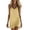 #0059-Yellow, variant on Pounoo Women's Dresses V Neck Spaghetti Strap Linen Blend Mini Dress With Ruffle Hem Casual Summer Wear Lightweight Breathable Loose Fit Sundresses Gift