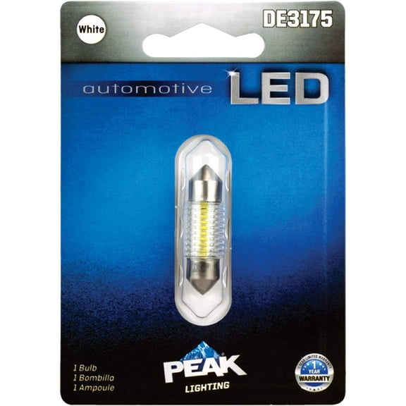 Peak LED Indicator Lamp DE3175 - 13 Volt, Universal Fit - 1 Pack, White