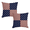 D, variant on 4th of July Patriotic Decorative Throw Pillow 14x14 Red White Blue Stripes Stars Outdoor Pillow, American Independence Day Cushion Home Décor