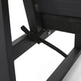 thumbnail image 4 of GDF Studio Noah Outdoor Aluminum Club Chair with Cushions, Black, Dark Gray, 4 of 8
