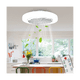 thumbnail image 5 of Ventilador de techo E27 con luz y control remoto, luz de ventilador inteligente, ventilador de iluminación, lámpara de ventilador de techo LED para dormitorio, cocina A, 5 of 8