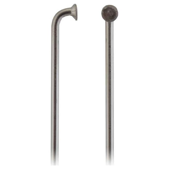 CN Spokes J-Bend 12g 238mm Silver Sold Individually