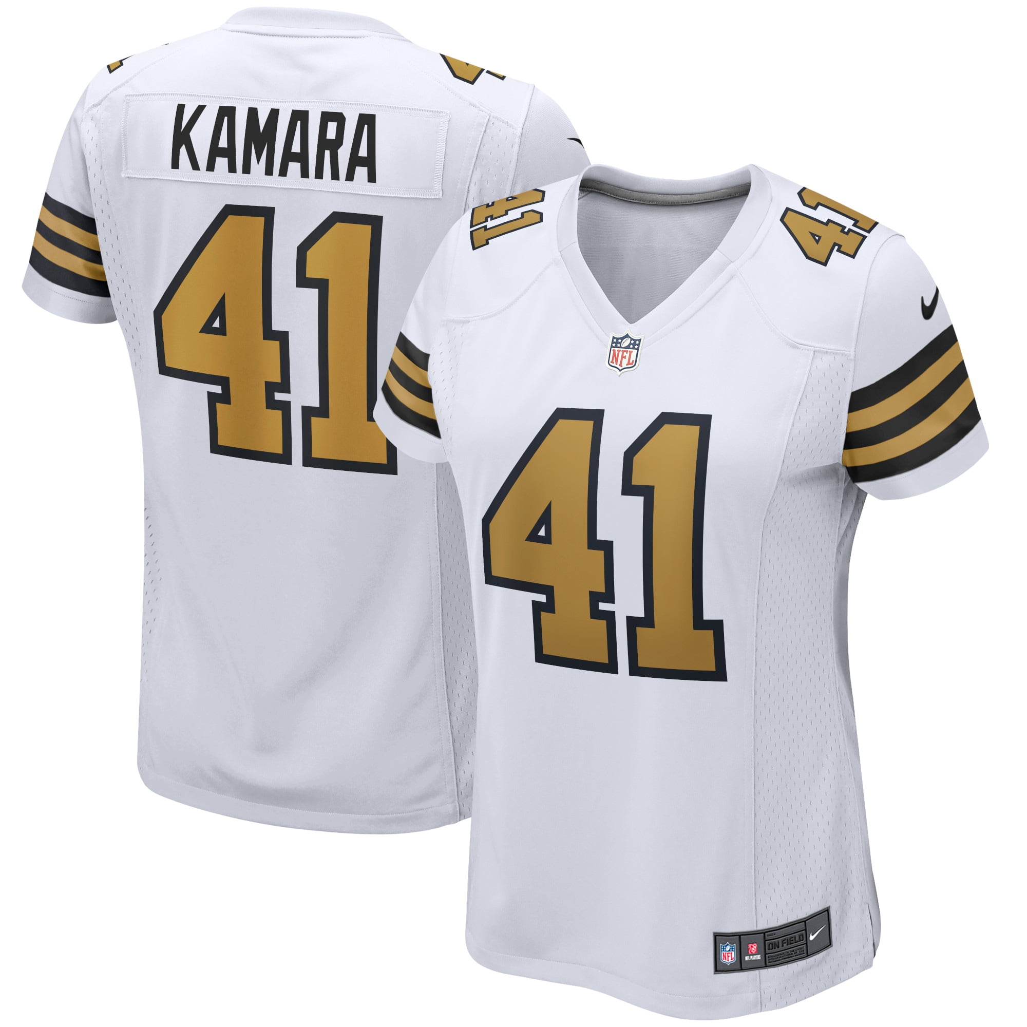 Alvin Kamara New Orleans Saints Nike Women's Alternate Game Player Jersey - White - Walmart.com 
