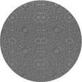thumbnail image 1 of Ahgly Tapis d'Intérieur Lavable en Machine Carré Gris Foncé, 3 Pieds Carré, 1 of 7