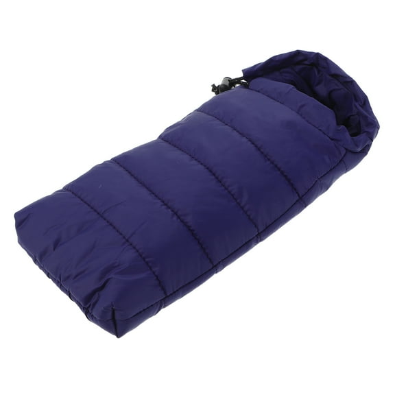 OUNONA Miniature Camping Scene Sleeping Bag Dark Blue for Doll Outdoor Gear 1Pcs