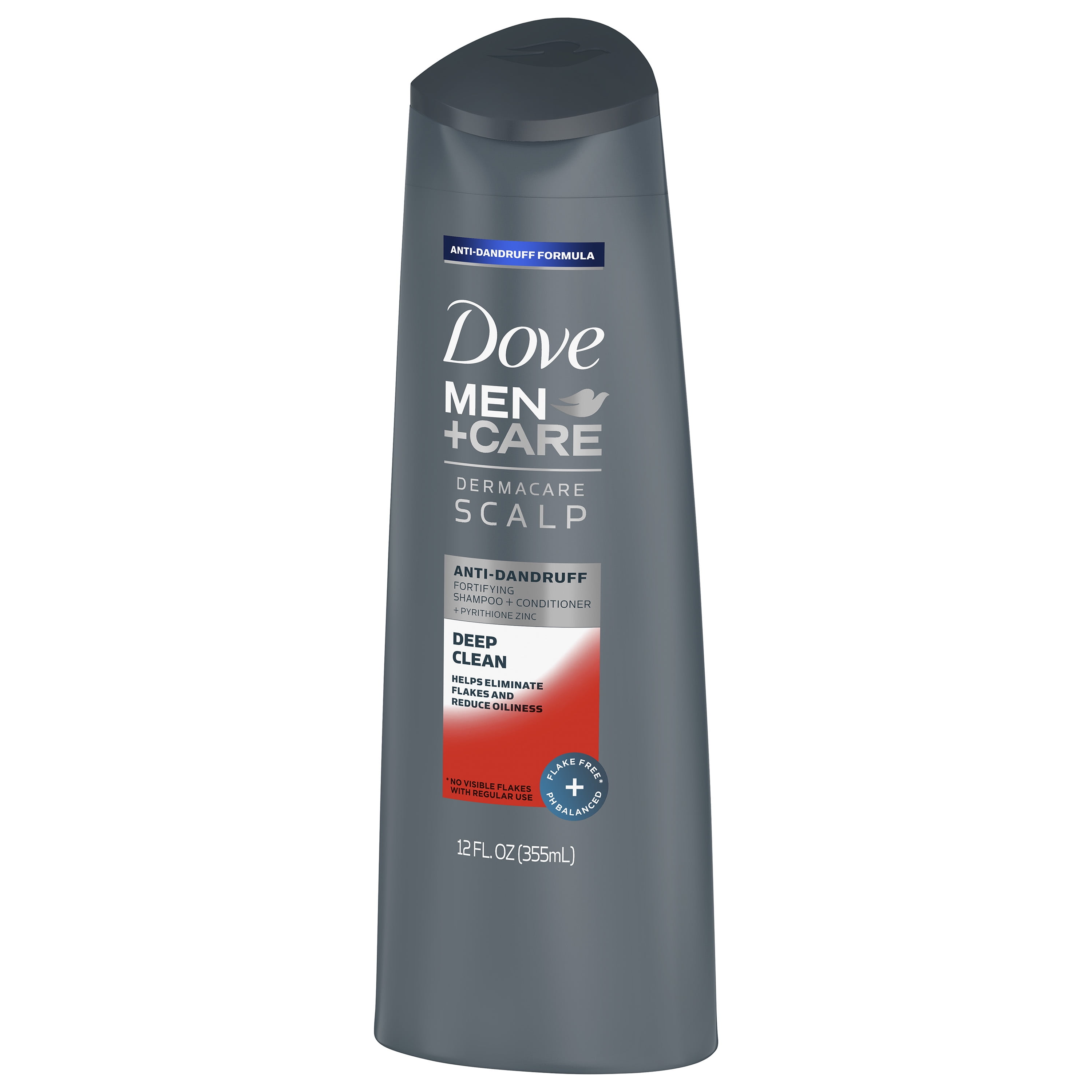 Dove Men+Care Dermacare Scalp Dandruff Relief Moisturizing 2 in 1 Shampoo Plus Conditioner, 12 fl oz