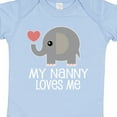 thumbnail image 4 of Inktastic My Nanny Loves Me Grandchild Boys or Girls Baby Bodysuit, 4 of 5