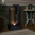 thumbnail image 6 of Sunnydaze Cascading Tower Metal Outdoor Water Fountain with Light, 6 of 13