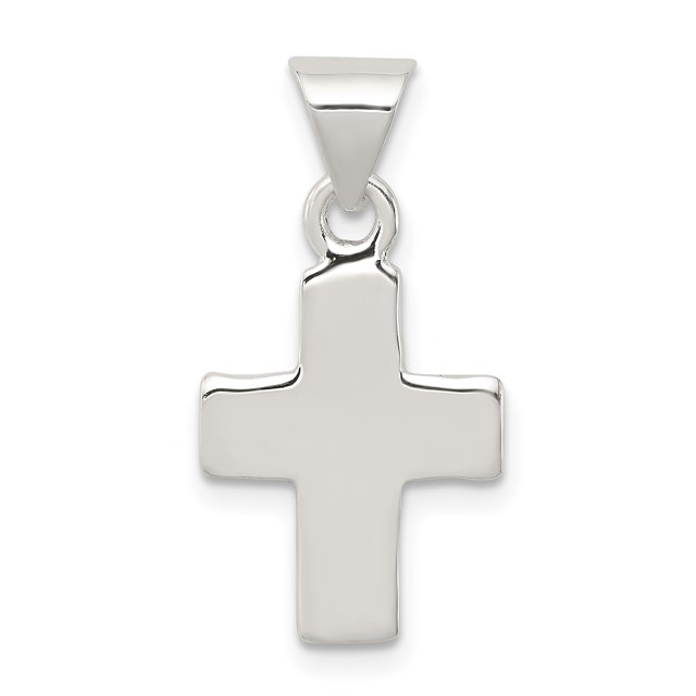 925 Sterling Silver Cross Shaped Pendant