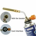 thumbnail image 2 of Blow Torch Butane Gas Flamethrower Burner Welding Manual Ignition Soldering BBQ, 2 of 10
