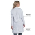 thumbnail image 1 of Landau Full Length Lab Coat for Women: Classic Relaxed Fit, 4 Button, 5 Pockets, Stitched Back Belt, 3153, 1 of 5