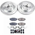thumbnail image 3 of PowerStop Rear Z23 Evolution Sport Carbon-Fiber Ceramic Brake Pad and Drilled & Slotted Rotor Kit Fits: FORD JAGUAR LINCOLN Select Models K1361, 3 of 10