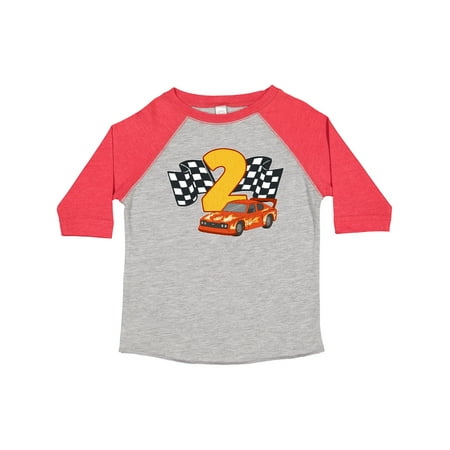 

Inktastic Number Two Race Car Gift Toddler Boy or Toddler Girl T-Shirt