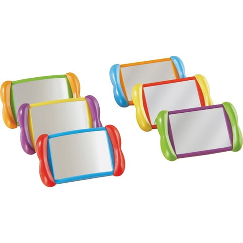 Learning Resources All About Me 2-in-1 Mirrors - Theme/Subject: Learning, Fun - Skill Learning: Visual, Social Skills, Language, Self Awareness, Emotion - 2 Year & Up | Bundle of 10 Sets