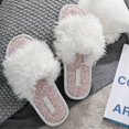 thumbnail image 2 of Women Fluffy Slippers, Sister Gift, Birthday Gift for Her, Gift for Her QKX002, 2 of 3