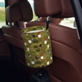 thumbnail image 5 of Wukai Gnomes Playing in the Garden Print Car Trash Can - Easy to Clean Hanging Garbage Bin - Removable Liner - Leak-Car Garbage Can - Waterproof Trash Can for Car and SUV, 5 of 7