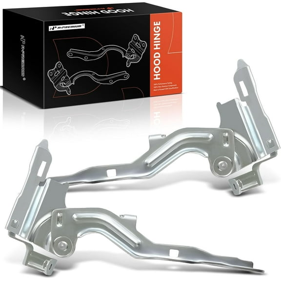 A-Premium Front Driver and Passenger Hood Hinges Compatible with Hyundai Elantra 2007 2008 2009 2010 Sedan, Front Left and Right Side, 2-PC Set