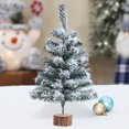 Artificial Christmas Tree Decoration Tabletop Mini Snow Flocked Xmas