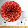 thumbnail image 2 of DesignArt Brown Flower with Dense Petals Large Wall Clock, 2 of 2