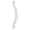 Silver, variant on Miseno Mbdh0085 8" Tall Sliding Barn Door Pull - Bronze