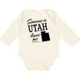 thumbnail image 3 of Inktastic Someone in Utah Loves Me Boys or Girls Long Sleeve Baby Bodysuit, 3 of 5