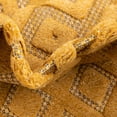 thumbnail image 4 of Unique Loom Outdoor Trellis Textured Collection Area Rug - Osage (3' Round Yellow), 4 of 7