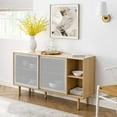 thumbnail image 2 of Modway Kurtis 59" Modern Style MDF and Particleboard Sideboard in Oak, 2 of 9