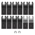 thumbnail image 2 of Oscillating Blade,14Pcs Oscillating Saw Blade Multitool Saw Blade Universal Saw Blade Expertly Crafted, 2 of 14